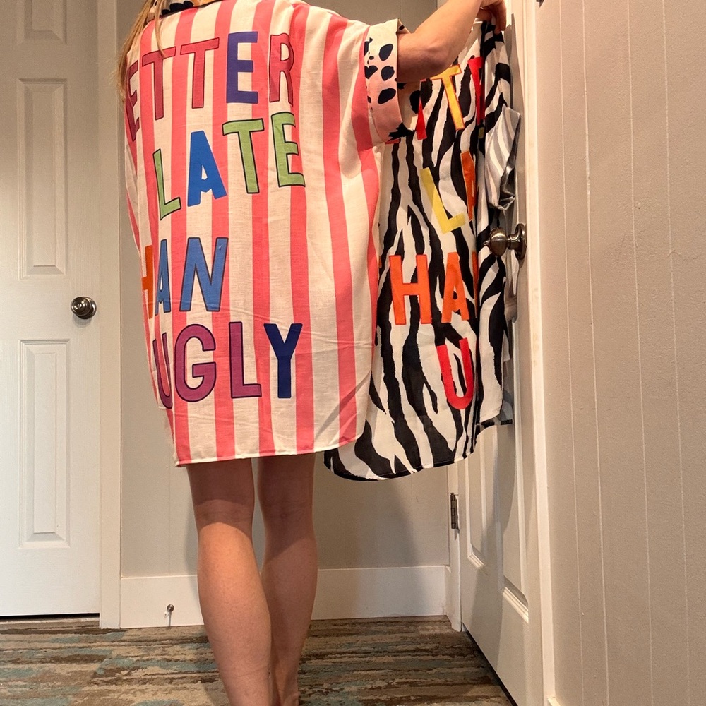 Striped Multicolor Graphic Skirt